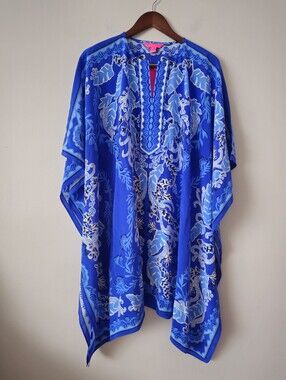 Lilly Pulitzer Cinzia Silk Caftan Nwt